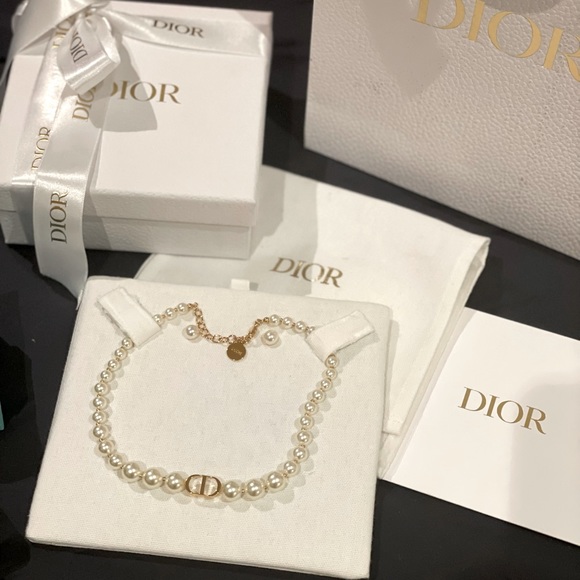 Dior Jewelry - Final price. Worn once, full set pearl signature Christian Dior choker.